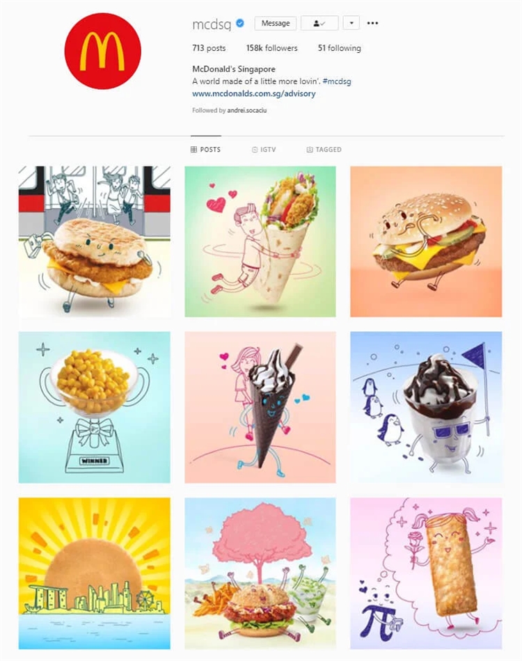 在Instagram上展示品牌个性的22个创意灵感主题