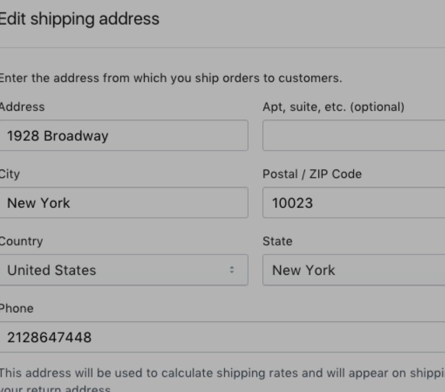 shopify发货地址需要填写吗？如何操作？