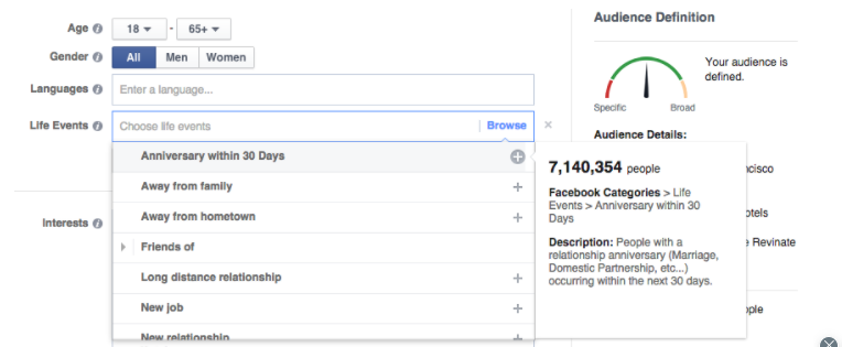 酒店品牌怎么利用Facebook广告找准目标受众？